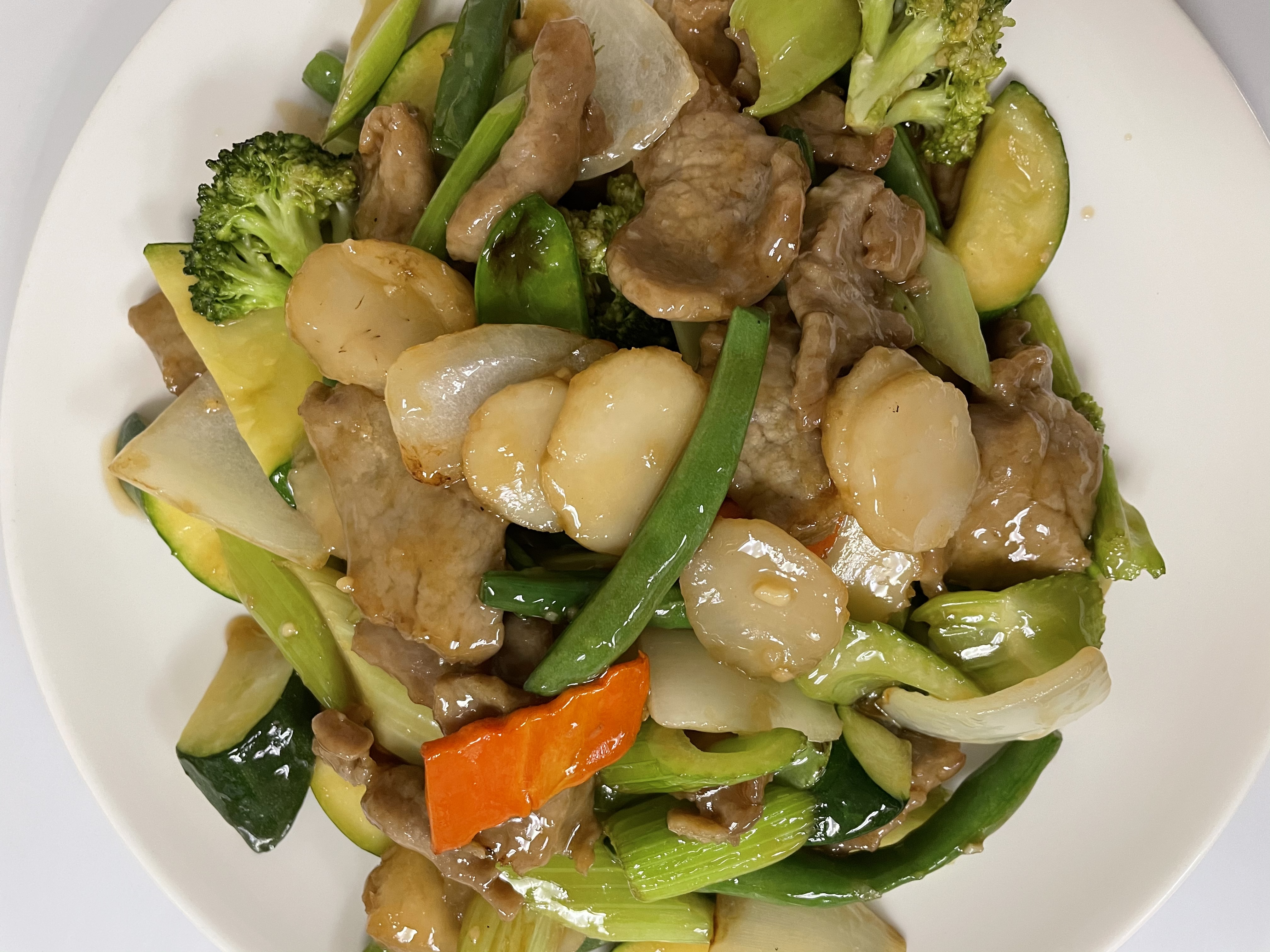 Order Mixed Vegetable with Beef food online from Wa-Me Chinese Restaurant store, Orangevale on bringmethat.com
