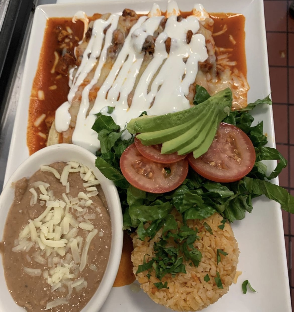 Order Enchiladas Plate food online from Mix Traditions store, San Francisco on bringmethat.com