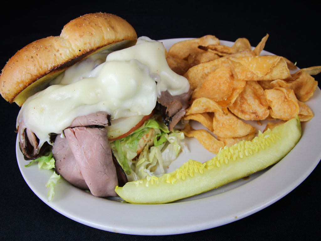 Order Hot Roast Beef Sandwich food online from The Thurman Cafe store, Columbus on bringmethat.com