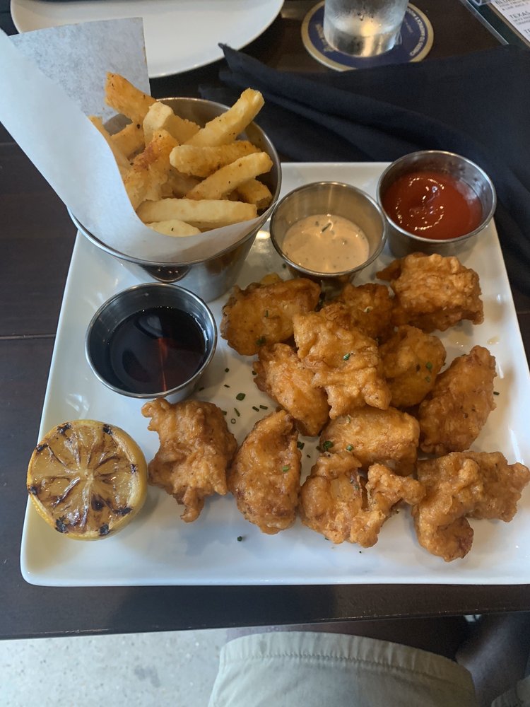 Order Fish & Chips food online from Bar Louie store, The Woodlands on bringmethat.com