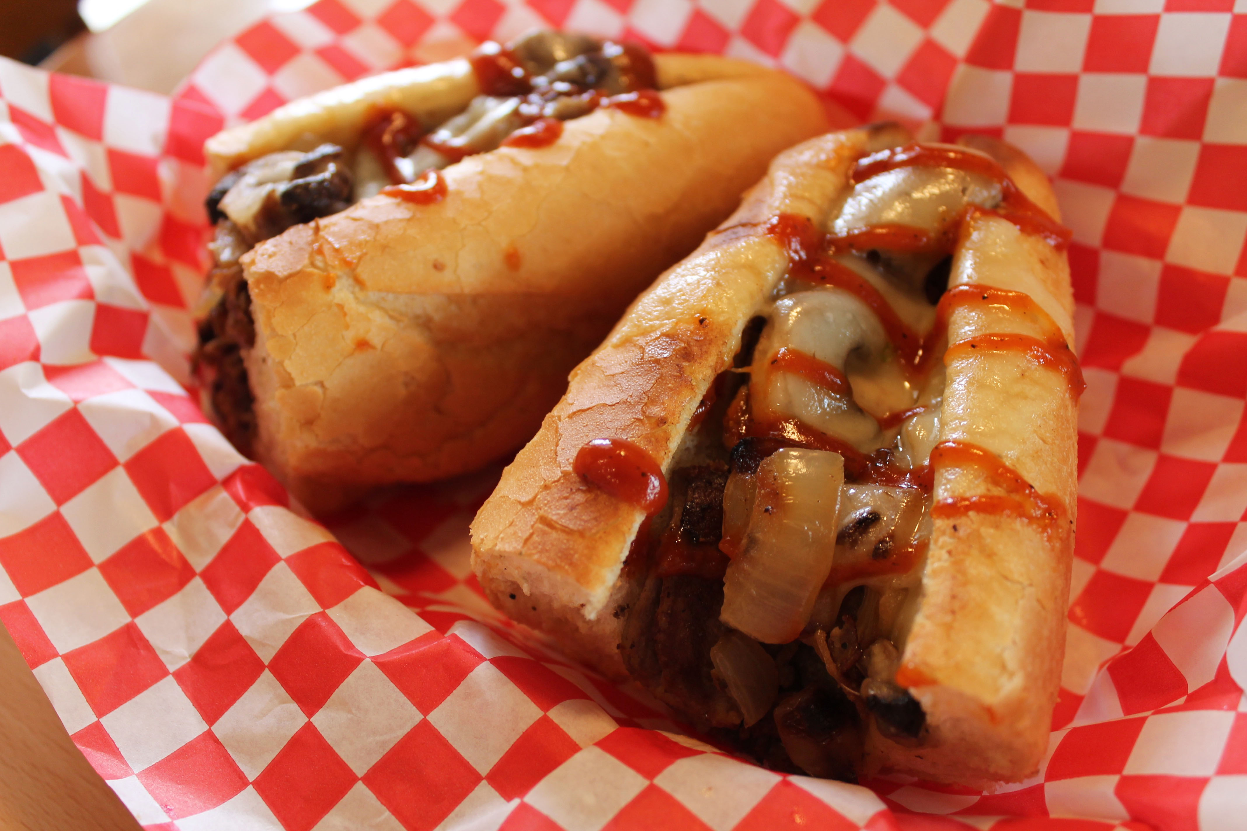 Order Philly Cheesesteak Hot Sub  food online from Pecan St. Station Deli And Grill store, Pflugerville on bringmethat.com