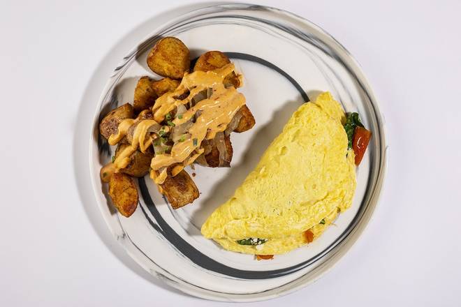 Order The O.G. Omelette food online from Bitter City Melts Grilled Cheese store, Chicago on bringmethat.com
