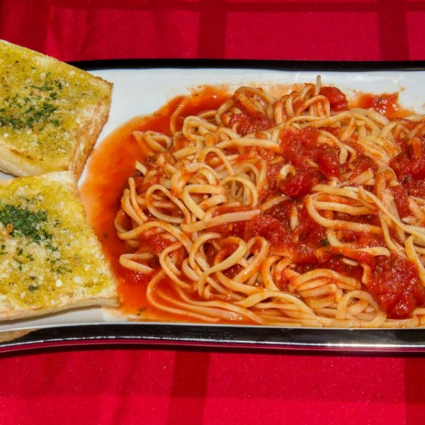 Order Spaghetti Marinara food online from Papa ray's pizza store, Daly City on bringmethat.com