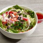 Order Greek Salad food online from Almaza Mediterranean Cuisine store, Los Angeles on bringmethat.com