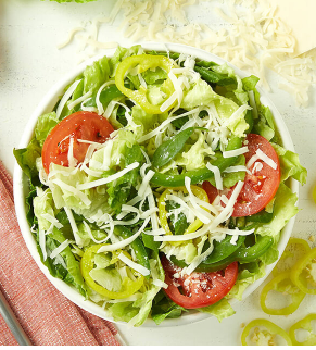 Order Italian Garden Party Salad food online from Donatos Pizza store, Evansville on bringmethat.com
