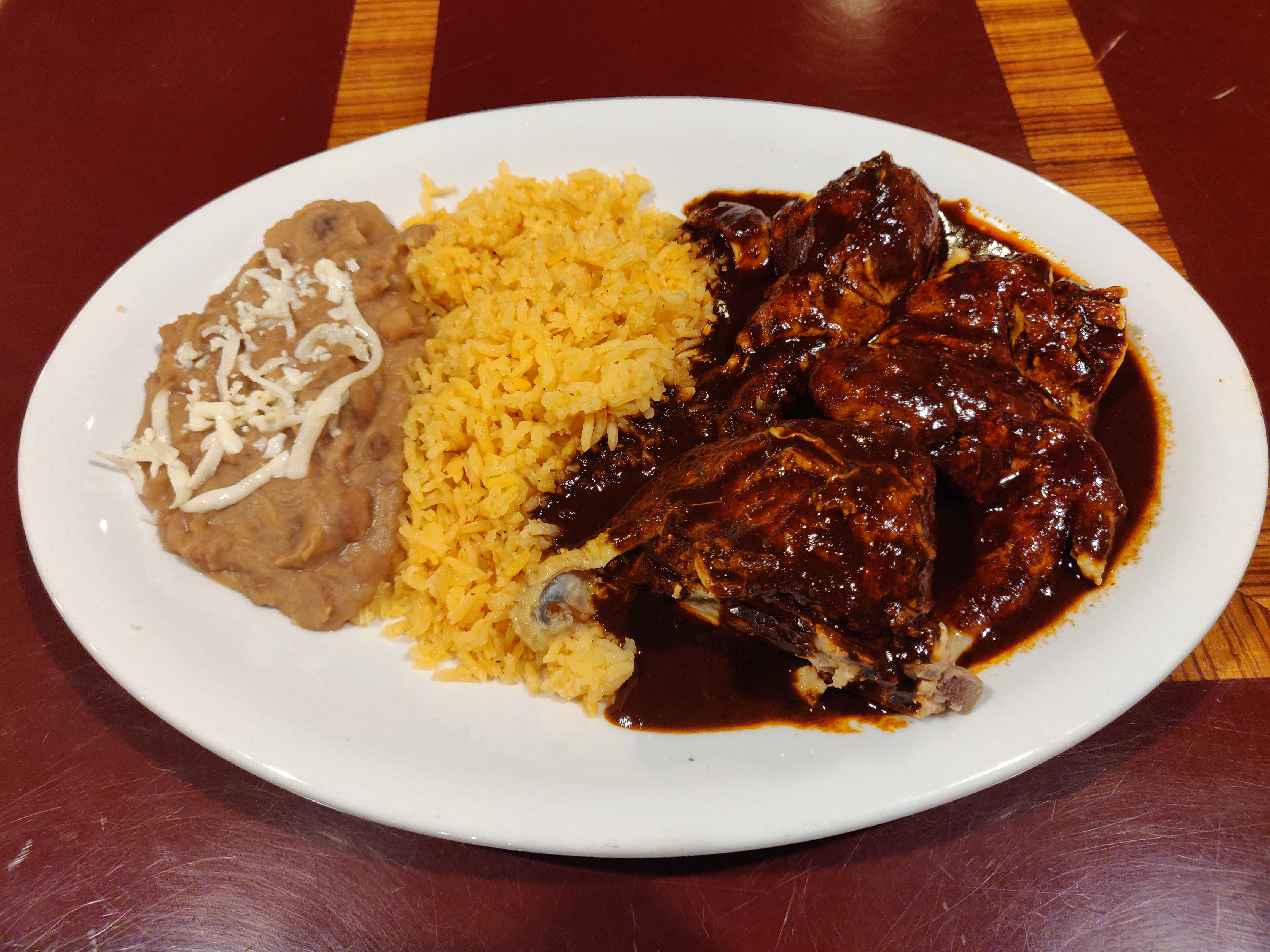 Order Mole Verde Dinner food online from El Ranchito store, Chicago on bringmethat.com