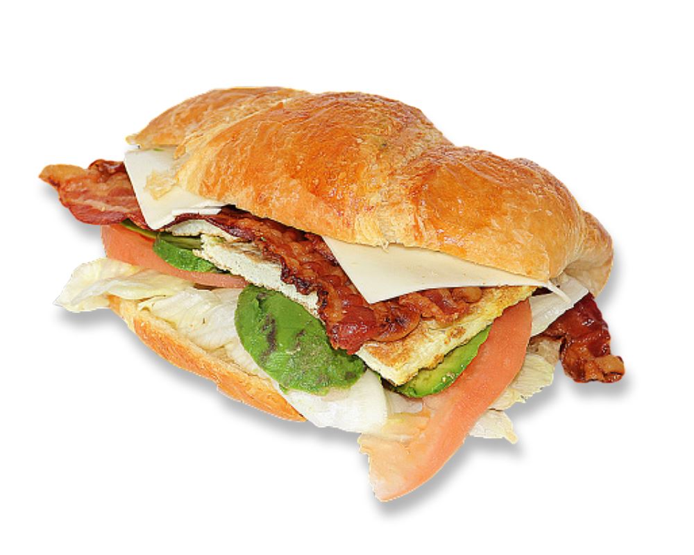 Order Egg, Bacon and Cheese Sandwich food online from Honey Donuts store, Crowley on bringmethat.com