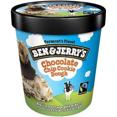 Order Ben & Jerry's Chocolate Chip Cookie Dough Pint food online from 7-Eleven store, Feasterville on bringmethat.com