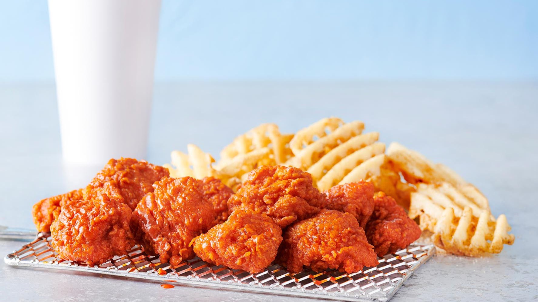 Order 10 Boneless Combo food online from Hoots store, Chicago on bringmethat.com