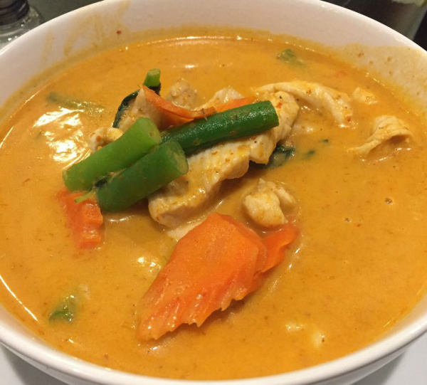 Order 59. Panang Curry food online from Am Thai Fusion Cuisine store, Anaheim on bringmethat.com