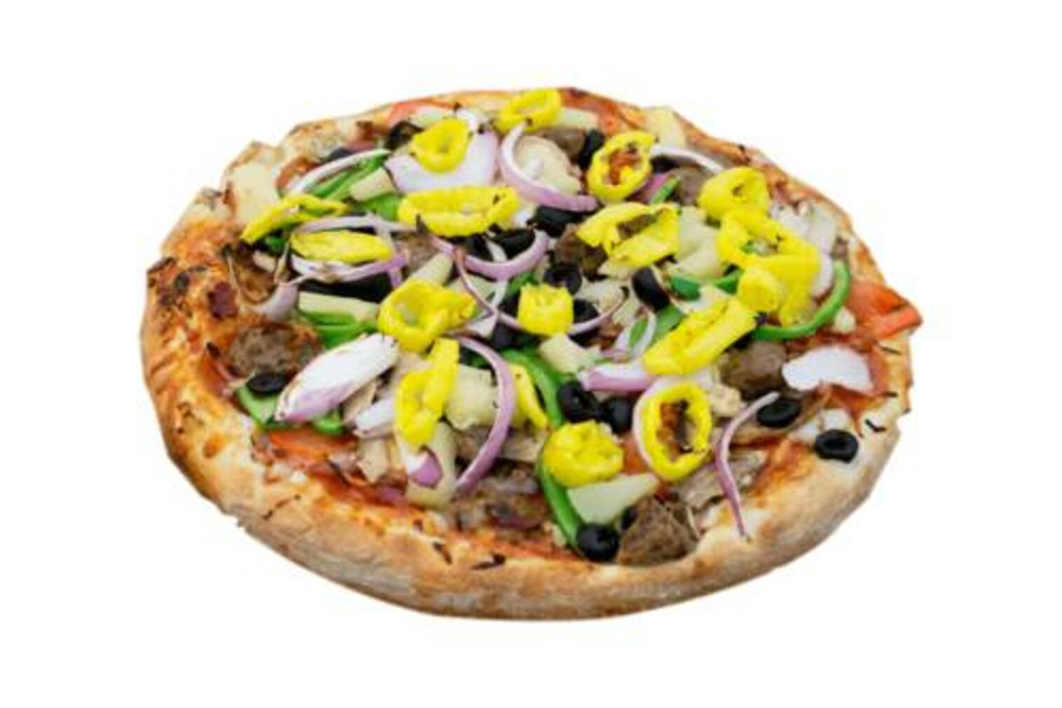 Order Bye Bye American Pie (8" Personal) food online from Peace Love And Pizza store, Alpharetta on bringmethat.com