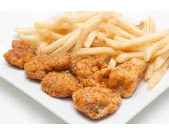 Order 10 BONELESS CHICKEN CHUNK DINNER food online from J & J Fish & Chicken store, DAYTON on bringmethat.com