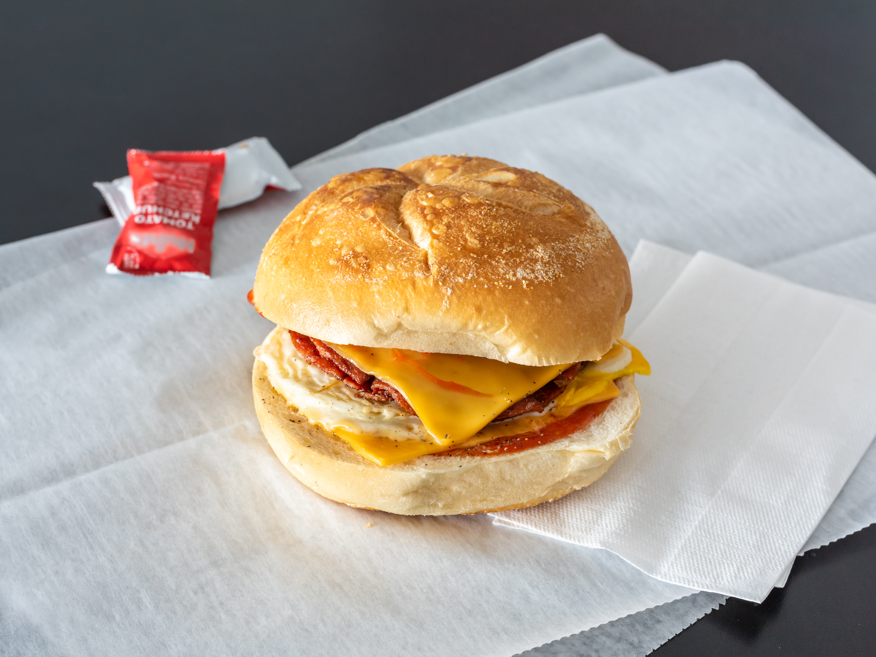 Order Pork Roll and Egg Sandwich  food online from All Star Bagel store, Manasquan on bringmethat.com