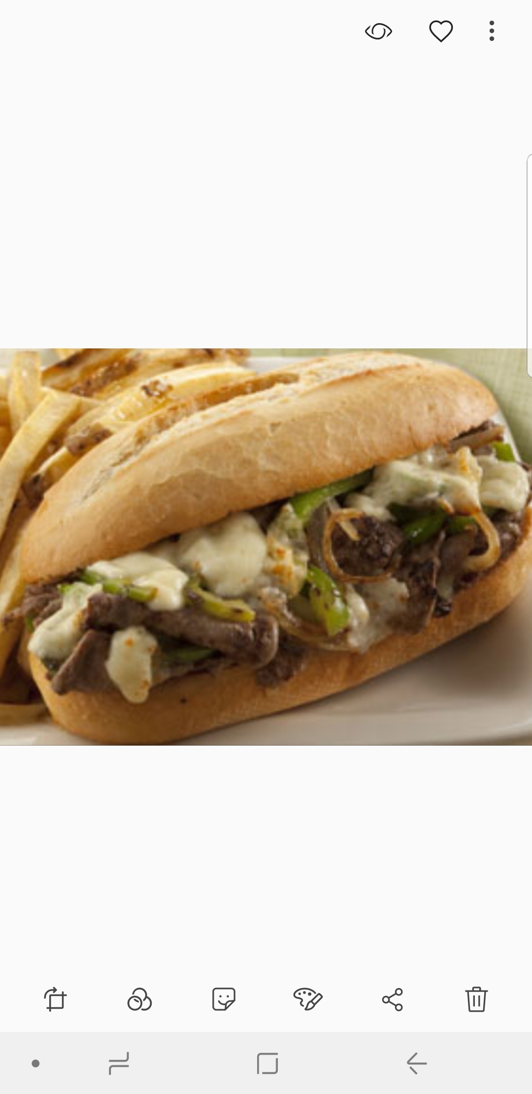 Order Philly Cheese Steak Sub and fries food online from Romeo's Pizza and Pasta store, Wadsworth on bringmethat.com