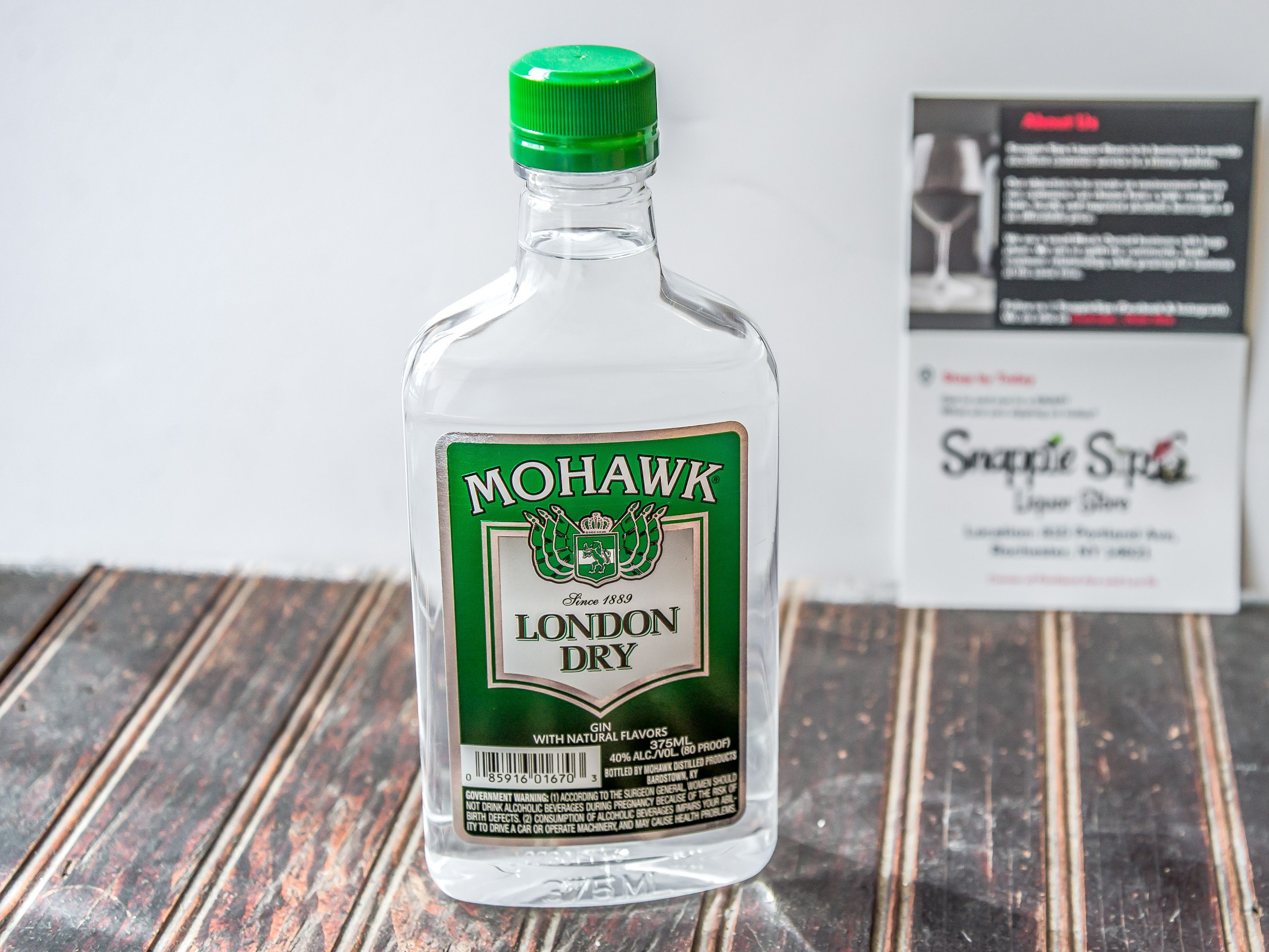 Order Mohawk London Dry Gin 200ML food online from Snappie Sips store, Rochester on bringmethat.com