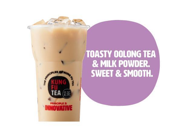 Order Oolong Milk Tea food online from Kung Fu Tea store, Cincinnati on bringmethat.com