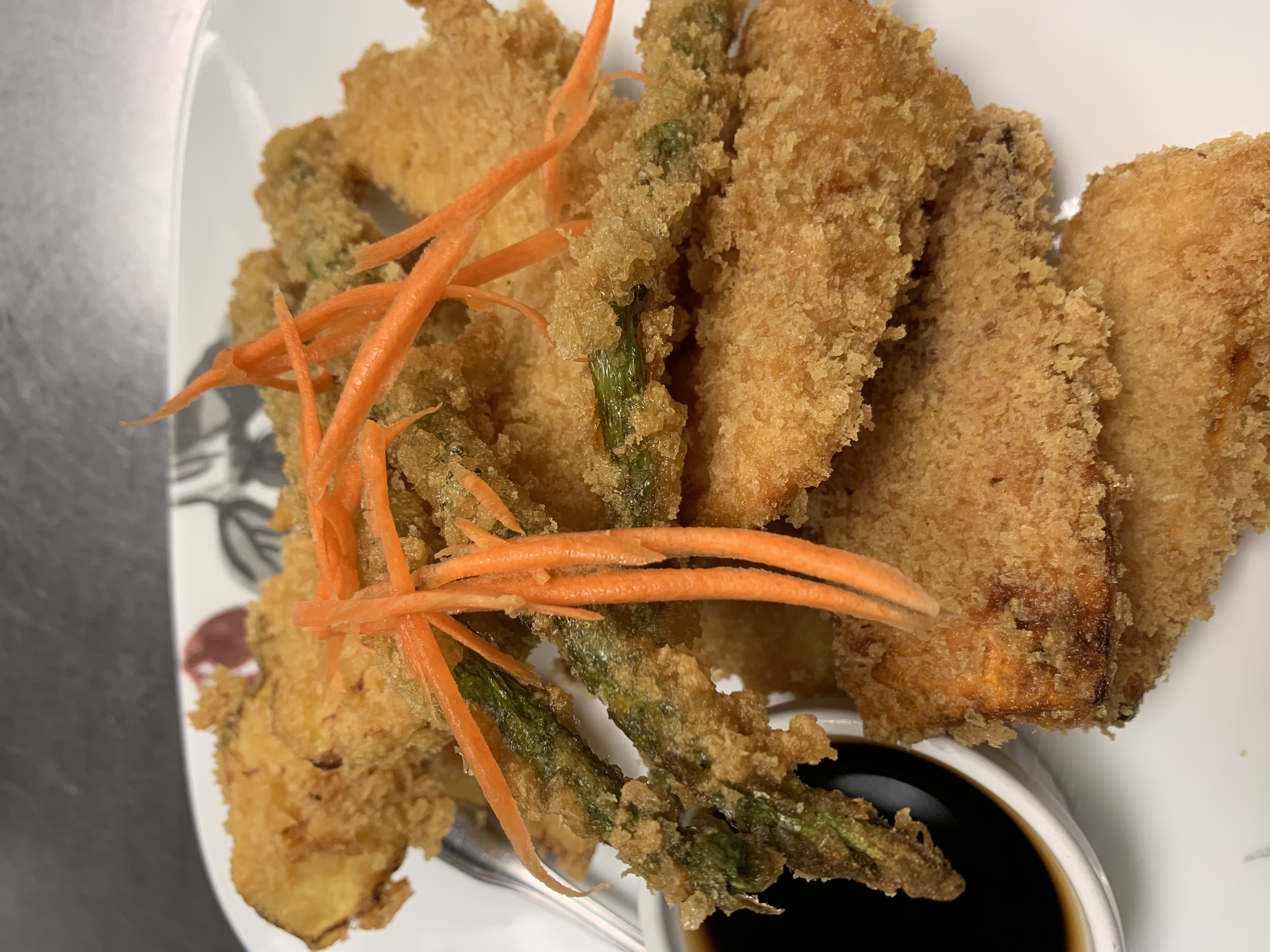 Order 80. Shrimp and Vegetable Dinner food online from Sirinan Thai&Japanese Restaurant store, Wallingford on bringmethat.com