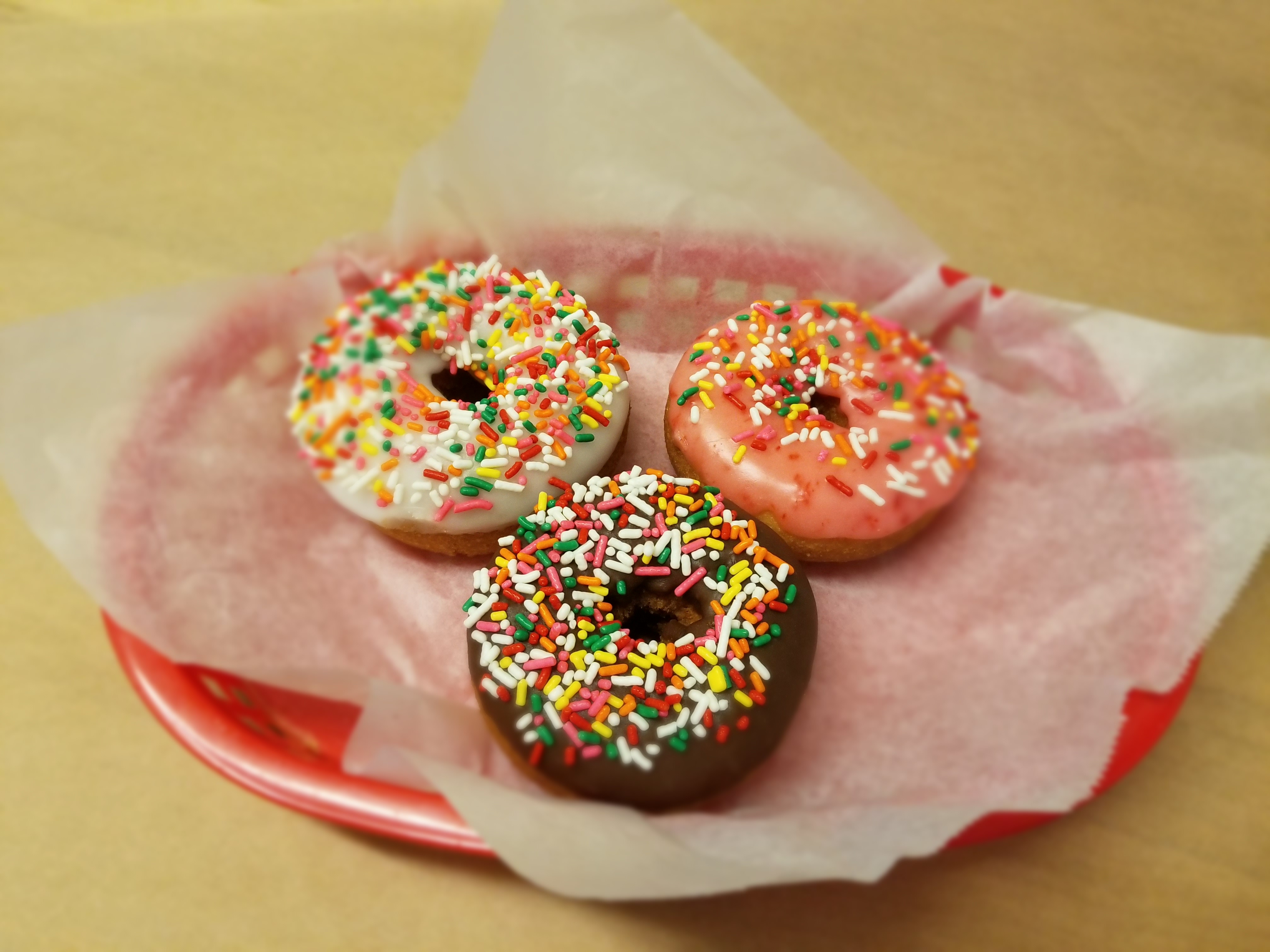 Order Cake Donut w/ Topping food online from Heavenly Donuts store, San Diego on bringmethat.com