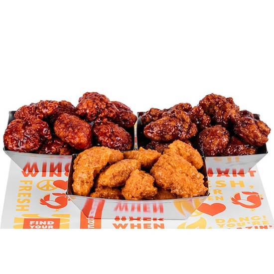 Order wing time pack food online from Wingstand By Jefferson store, Kansas City on bringmethat.com