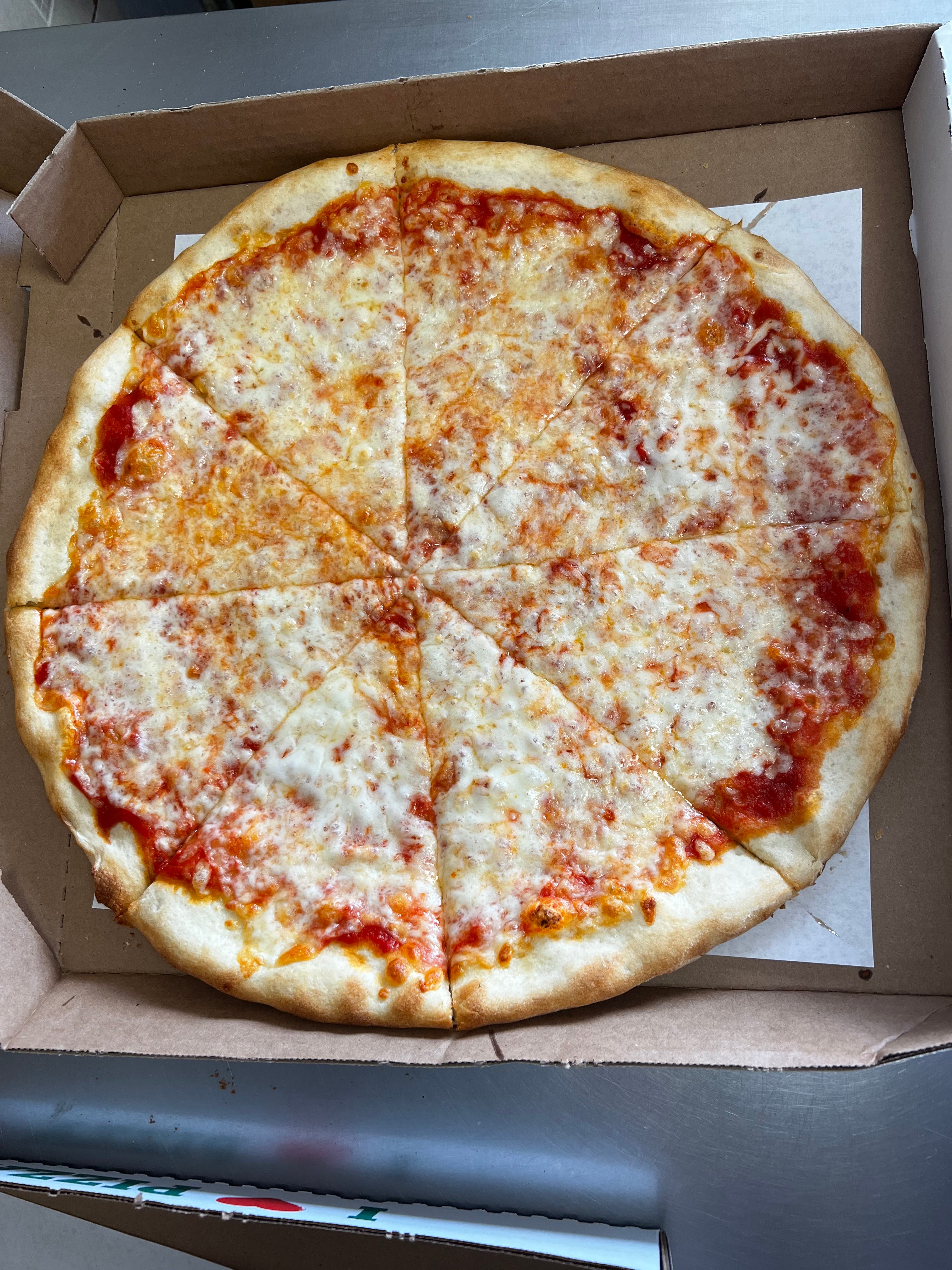 Order Cheese Pizza - Medium 14'' food online from Anthony Pizzeria store, Wind Gap on bringmethat.com