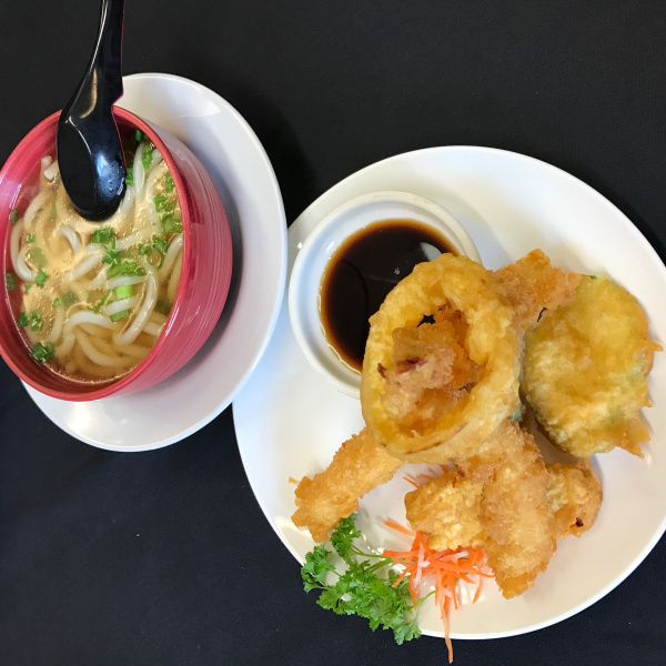 Order 1. Shrimp Tempura Udon Soup food online from Sakura Asian Fusion store, Kissimmee on bringmethat.com