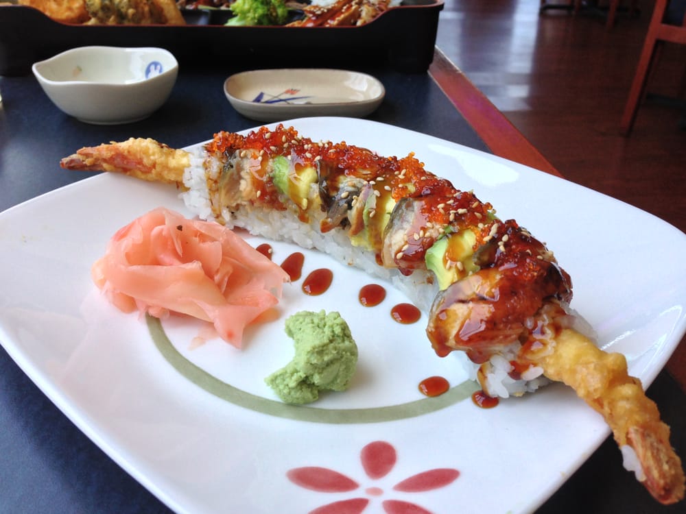 Order 1274. Dragon Roll food online from Yama Sushi Restaurant store, San Francisco on bringmethat.com