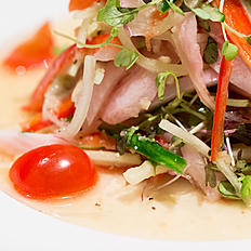 Order Yellowtail Ceviche             S food online from Jin's Fine Asian Cuisine store, Brookline on bringmethat.com