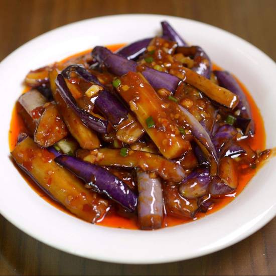 Order Eggplant in Garlic Sauce鱼香茄子 food online from Chuanyu Fusion store, Oklahoma City on bringmethat.com