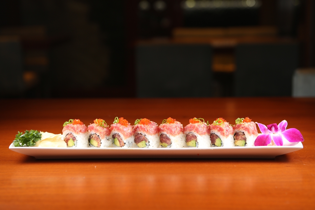 Order Double Spicy Tuna Roll food online from Genki Ya Organic Sushi store, Boston on bringmethat.com
