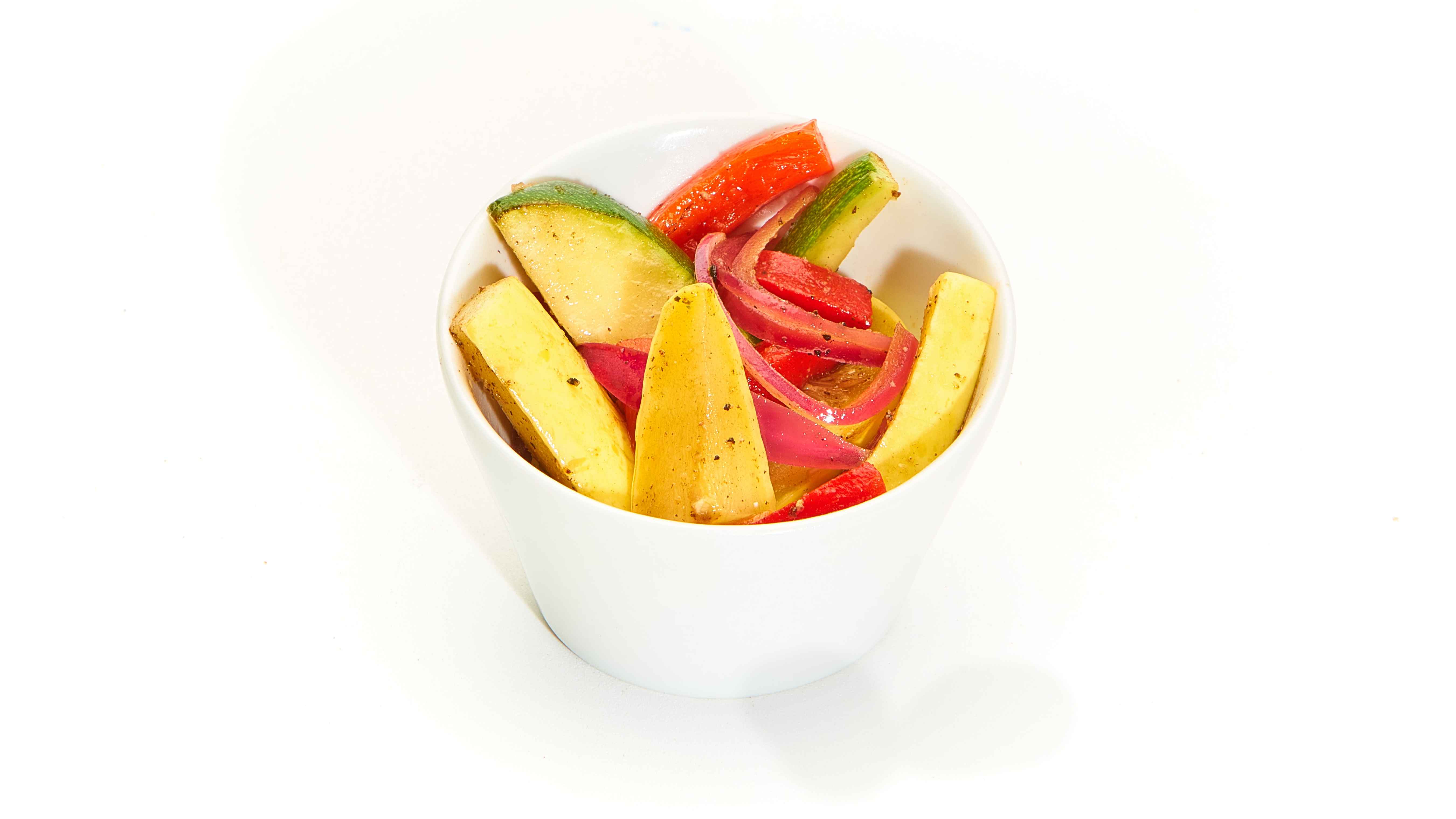 Order Grilled Veggie Add-On For 4 food online from Taziki's Mediterranean Cafe store, Charlotte on bringmethat.com