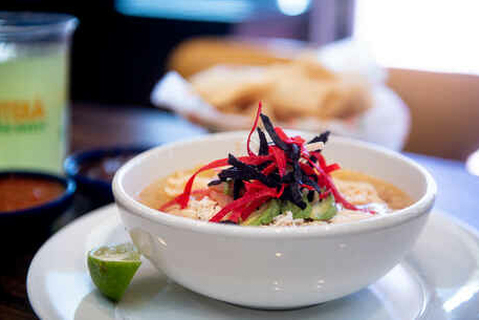 Order Xochitl Soup food online from Frontera Mex-Mex Grill store, Sugar Hill on bringmethat.com