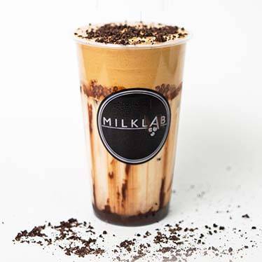 Order Choco Dalgona Milk Cap Latte food online from MILKLAB store, Durham on bringmethat.com