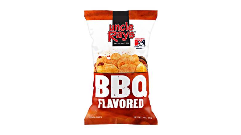 Order Uncle Ray'S - Bbq Potato Chips 3 OZ food online from Valero Food Mart store, Murrayville on bringmethat.com