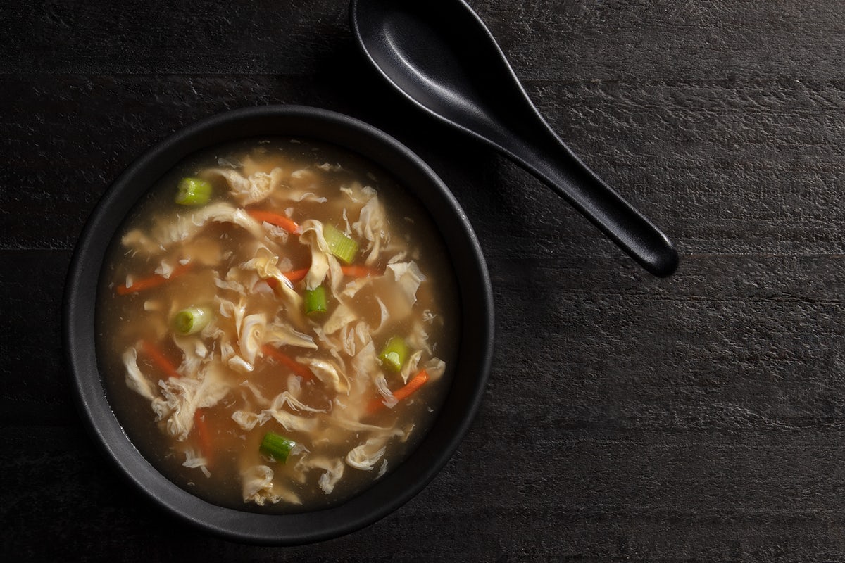 Order Gluten Free | Egg Drop Soup Cup food online from P.F. Changs China Bistro store, Dublin on bringmethat.com