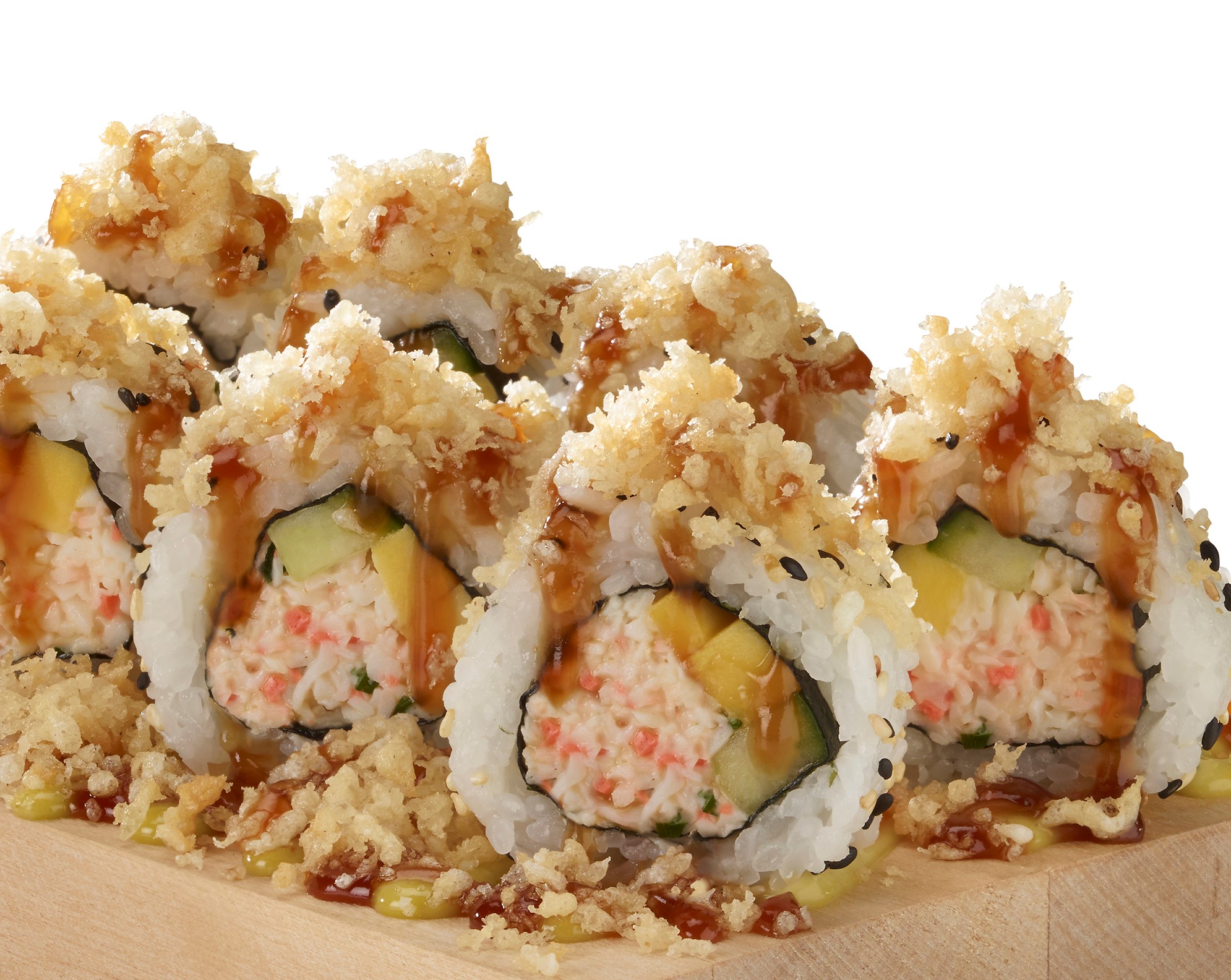 Order Crunch California Roll food online from Kiraku Ramen & Sushi store, Gardena on bringmethat.com