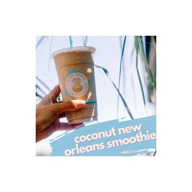Order Coconut New Orleans Smoothie food online from Playa Bowls store, New York on bringmethat.com