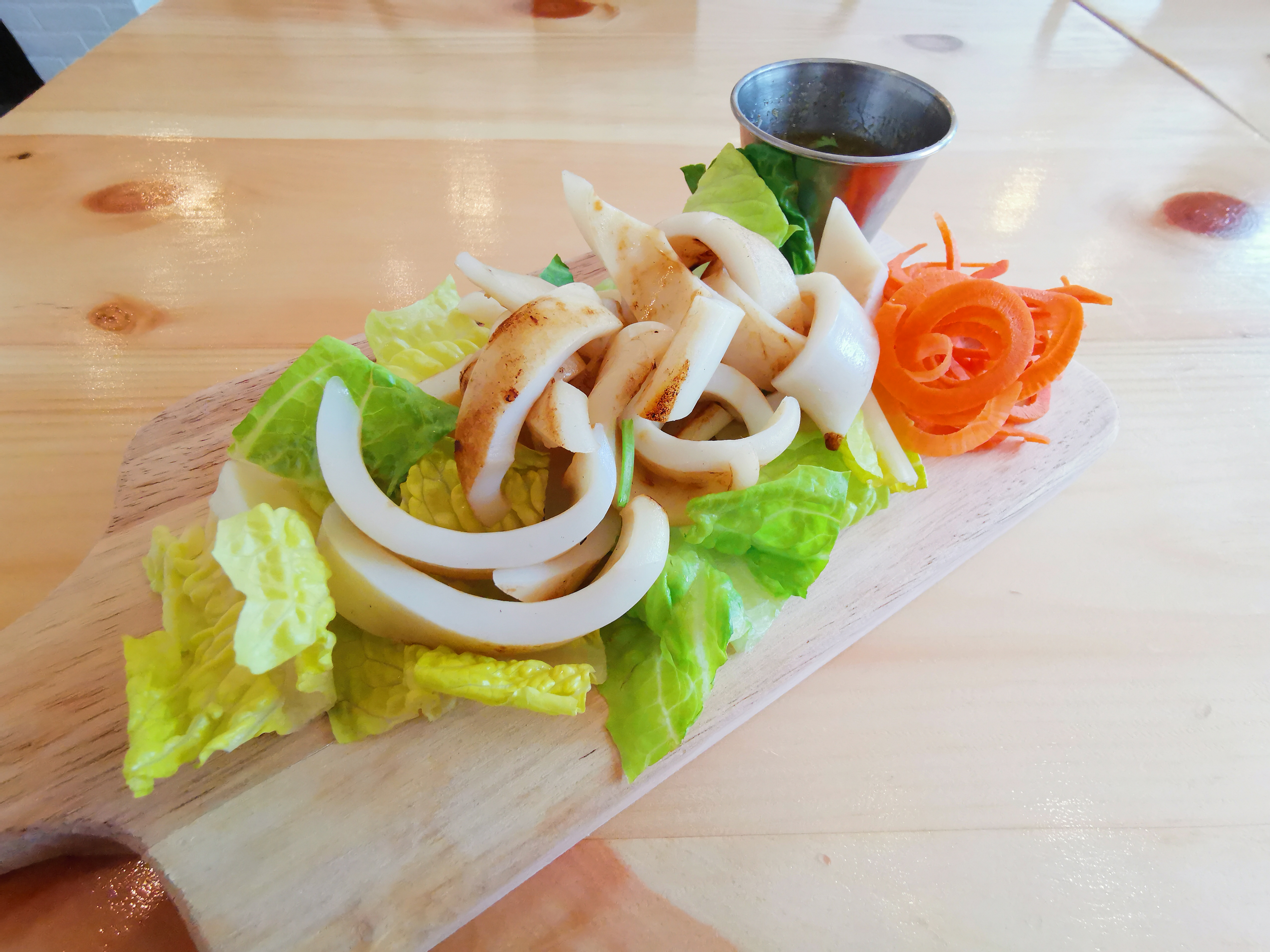 Order A.12 Saap Squid food online from Thai Saap kitchen store, Quincy on bringmethat.com