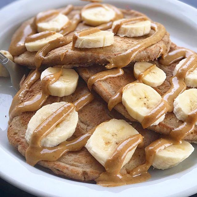 Order Peanut Butter Cream Pancakes food online from Brazilian Muscle Bowls store, Bakersfield on bringmethat.com
