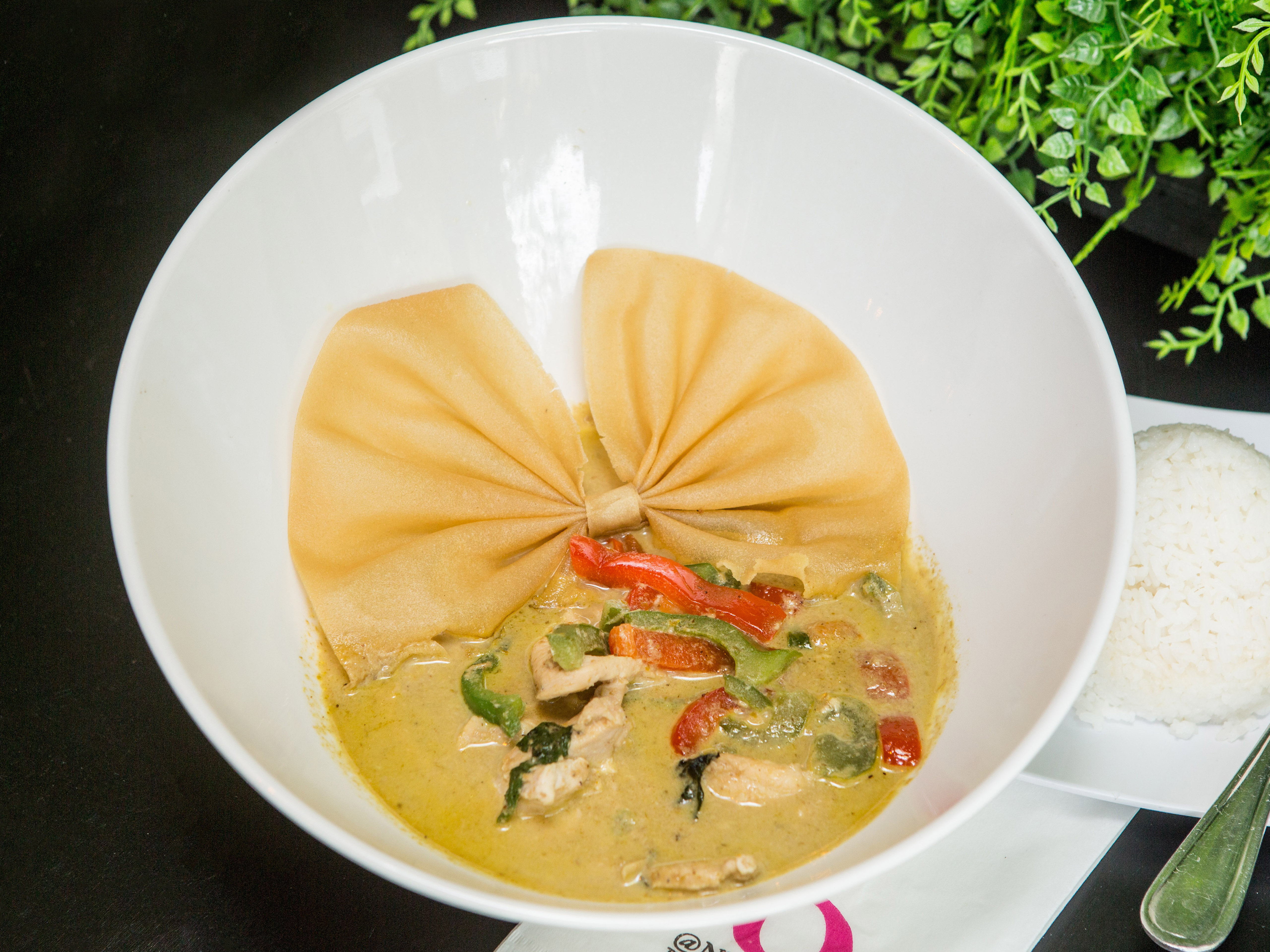 Order Green Curry food online from At Nine Restaurant & Bar store, New York on bringmethat.com