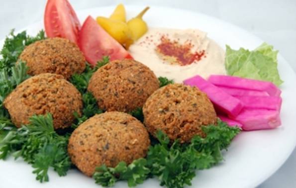 Order Falafel Plate food online from Mashawi Grill store, Redondo Beach on bringmethat.com