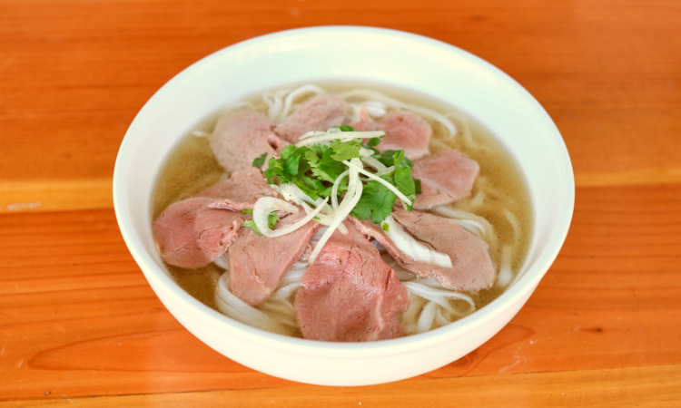 Order Pho Tai/Filet Mignon food online from Nong La Cafe store, Los Angeles on bringmethat.com