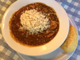 Order  Cup of Gumbo food online from Dudley Cafe Grab & Geaux store, Longview on bringmethat.com