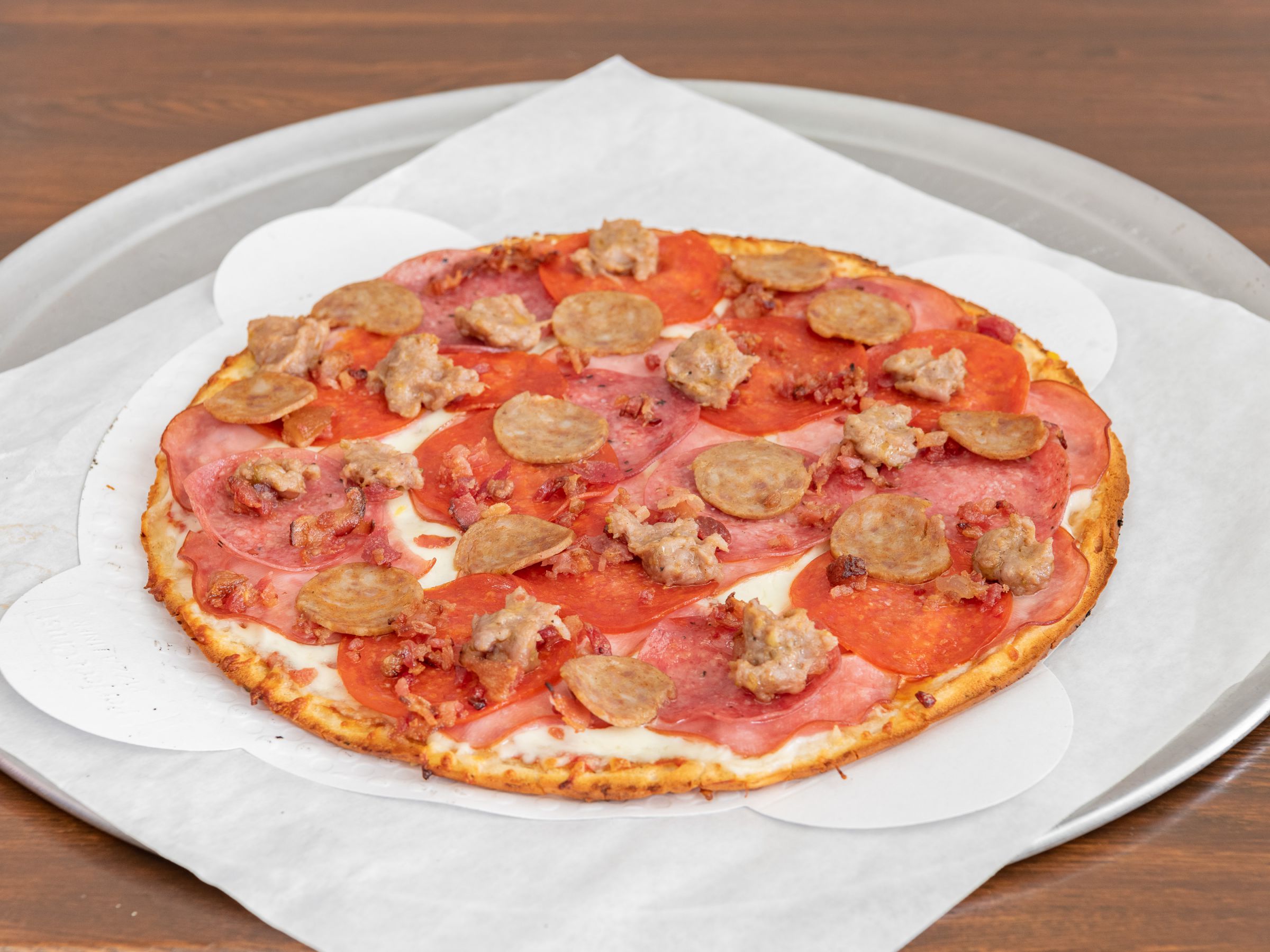 Order All Meat Supreme Pizza food online from The Gluten Free Pizza & Vegan Shop store, Pleasanton on bringmethat.com