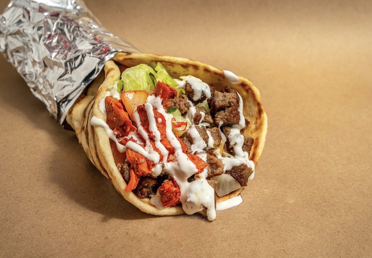 Order Combo Gyro food online from Shahs Halal store, Albany on bringmethat.com