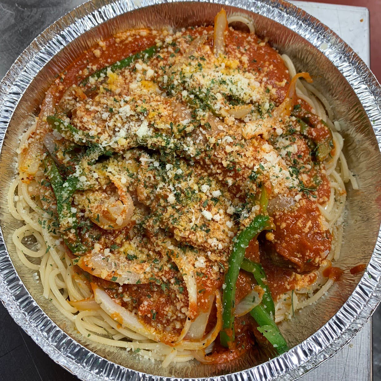 Order Italian Sausage Pasta - Pasta food online from Dolce To-Go store, Lake Havasu City on bringmethat.com