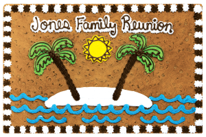 Order Family Reunion-Palm Trees Cookie Cake food online from American Deli on Broad St. store, Athens on bringmethat.com