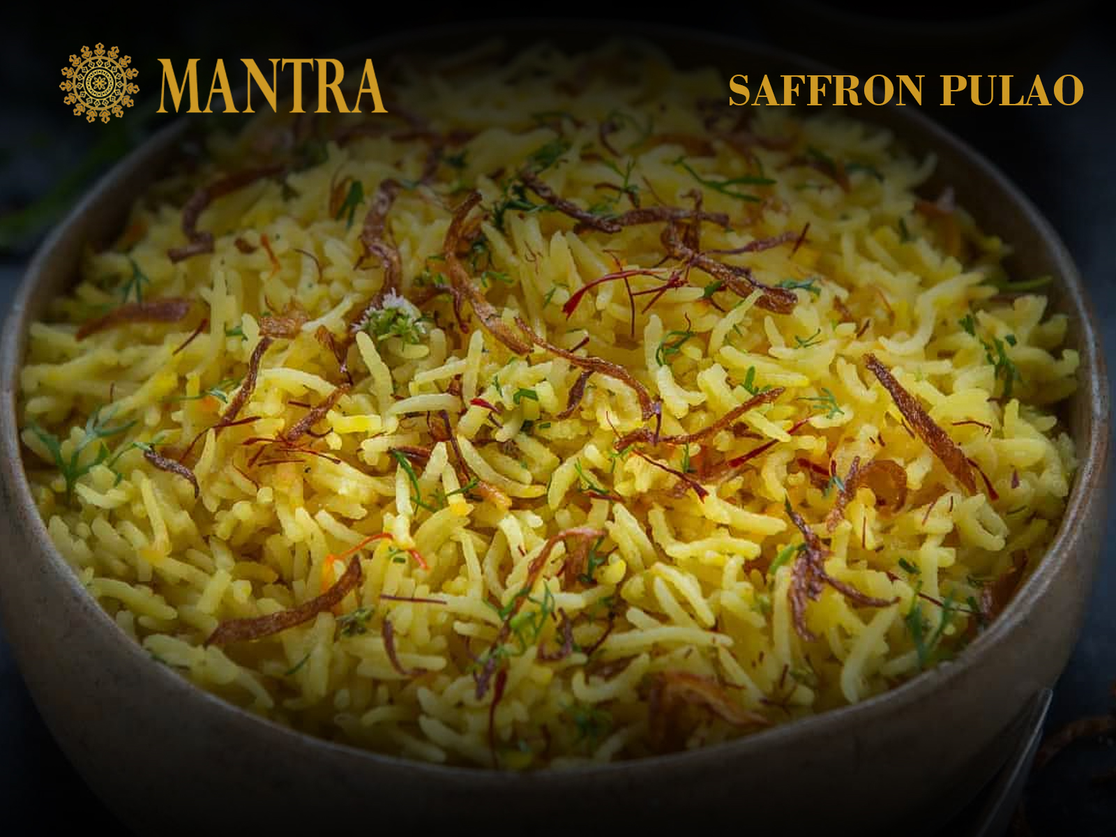 Order Saffron Pulao food online from Mantra restaurant store, Jersey City on bringmethat.com