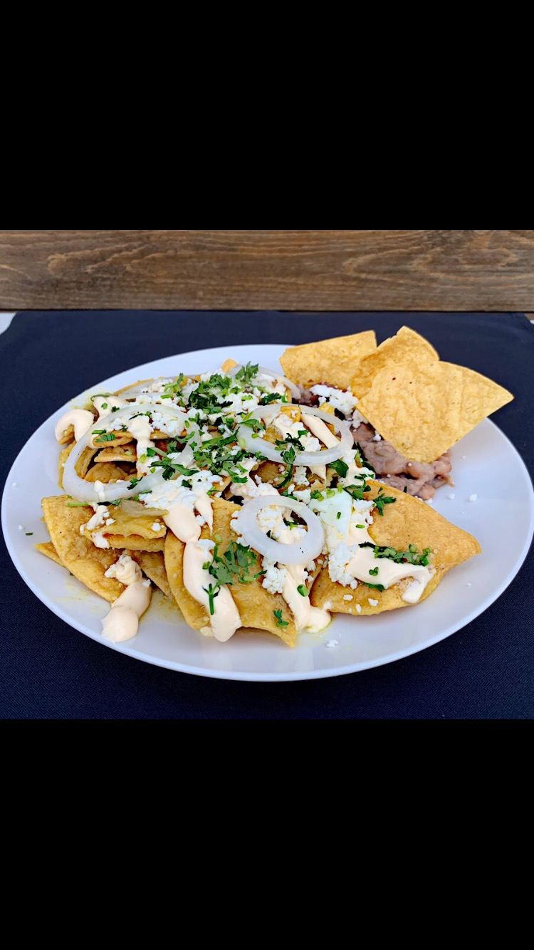 Order Chilaquiles food online from Mas Takos Authentic Mexican Grill store, Henderson on bringmethat.com