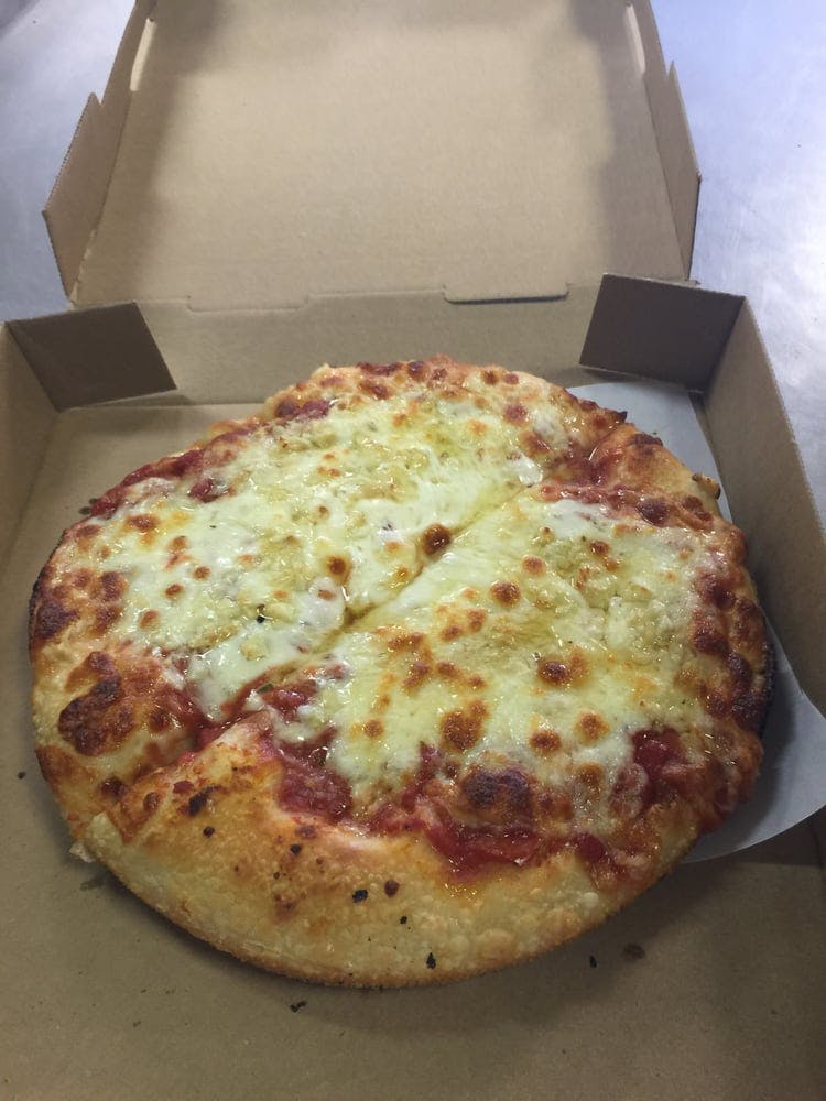 Order Pan Cheese Pizza - 9'' food online from Sansone Brother Pizza store, Franklin Park on bringmethat.com