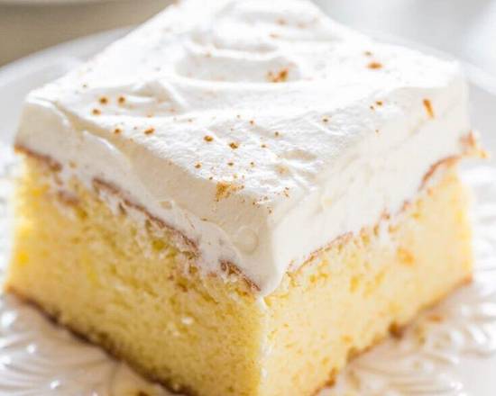 Order Tres Leches Cake food online from Natures Juice Bar & Cafe store, Raleigh on bringmethat.com